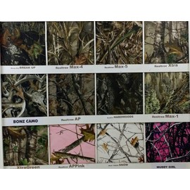 Suzuki Eiger seat cover fits all years- black gripper/Bonz camo deer skull