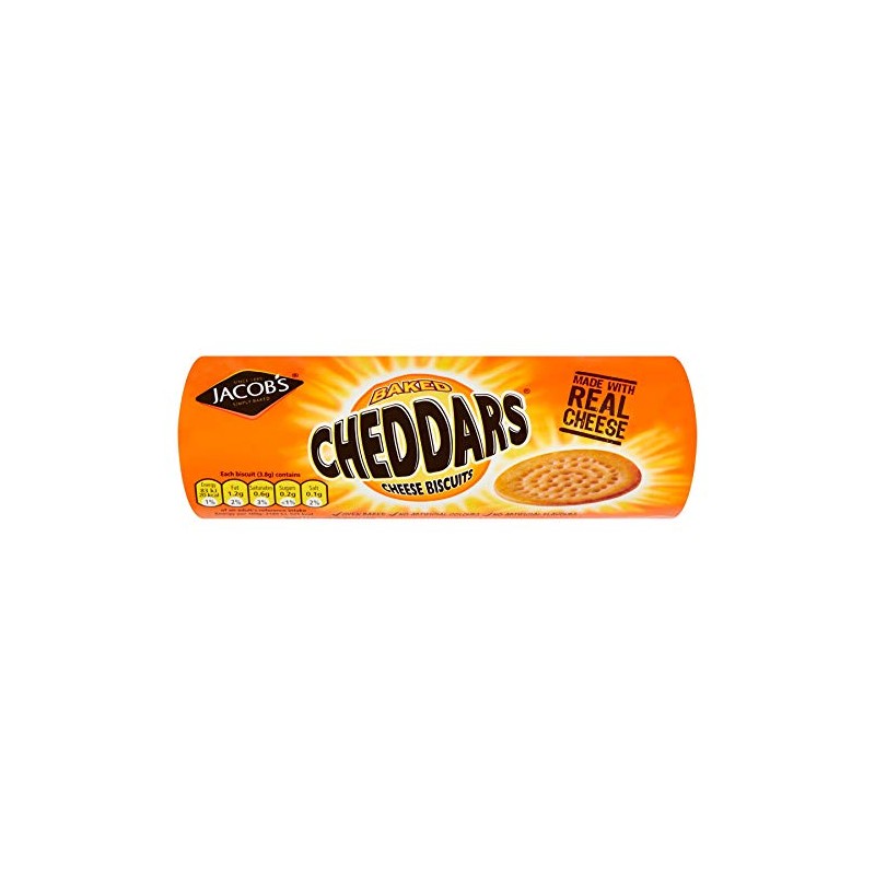 Jacob's Baked Cheese Cheddars - 150g - Pack of 4