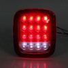 HEHEMM 16 LED Car Rear Light Waterproof Truck Trailer Boat