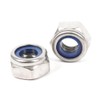 LOYELEY Hex Lock Nuts 10pcs M6 x Width 10mm Thickness