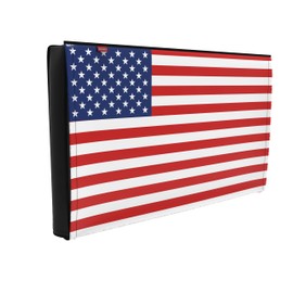 acoveritt Outdoor 86"-90" TV Set Cover,Scratch Resistant Liner Protect LED Screen Best-Compatible with Standard Mounts and Stands (American Flag )