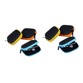 OSALADI 10 Pcs Headphone Pouch Cord Headphones Wireless USB Headset Purple Ear Buds Headphone Storage Case Mini Suitcase Wired Ear Buds Small Case Headphones Case Travel Earrings Earbuds