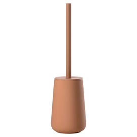 Zone Denmark Nova One Ceramic Toilet Brush with Brush Holder, Soft Touch Coating, Diameter 10.3 cm, Height 37 cm, Mandarin