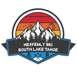 CafePress Heavenly Ski Resort South Lake Tahoe California 10" x 3", Bumper Magnet