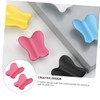 jojofuny 4pcs Cartoon Butterfly Door Pull Handle and Drawer Knob