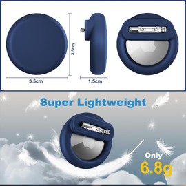 Dingfeiyu Hidden Airtag Case Kids, GPS Tracker Case Cover Airtag Holder Protective Case for Kids, Seniors, Pets, Clothing, Backpack, Luggage (Yellow + Purple + Orange + Pink)