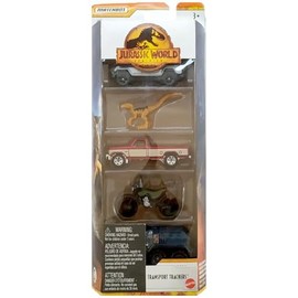 Matchbox Jurassic World 5 Pack Dominion (Transport Trackers)