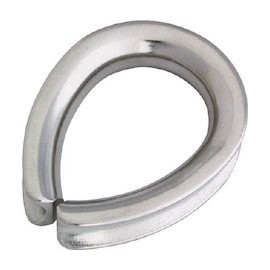 Mizumoto B1243 Stainless Steel A-Type Thimble, Rope Diameter 0.3 inches (8 mm)