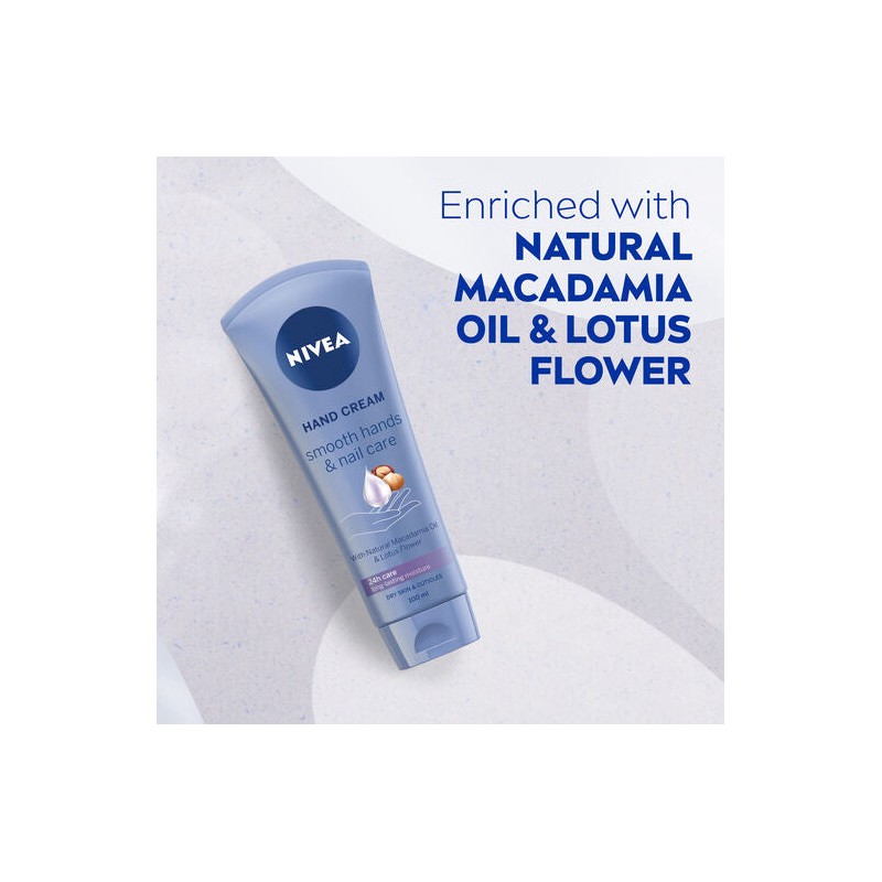 Nivea Smooth Hands & Nail Care Cream 100ml