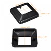 sourcing map Post Skirt, 4pcs 60x60mm/2.36x2.36" Plastic Split Style Post