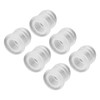 30pcs Earmold Locks Small Plastic Soft Transparent Earmold Tubing Locks