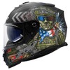 LS2 Helmets Assault Full Face Motorcycle Helmet W/SunShield (Commando Black