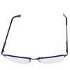 Mini Brille Anti Blue Light Glasses Metal Half Rim Bottom