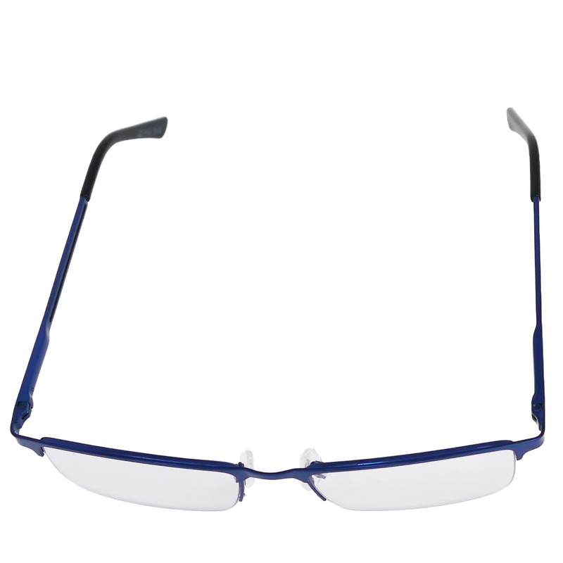 Mini Brille Anti Blue Light Glasses Metal Half Rim Bottom