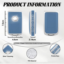 TOOMUME Key Case TPU Car Key Case Fits Mazda 2/3/6 M2 M3 M6 CX3 CX4 CX5 CX8 CX9 CX30 CX50 CX60 CX90 MX5 MX30 SS30 X5 X9 Axela, Key Cover Protection Key Case - Smart Key