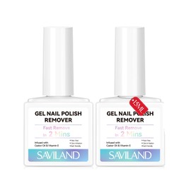 SAVILAND Quick & Easy Gel Polish Remover Kit: Quick & Easy Gel Nail Polish Remover Kit with Liquid Latex for Nails,Nail Strengthen for Nail C1