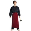 HEMAD Medieval Apron Ortwin Cotton Brown Beige Red Robe LARP,