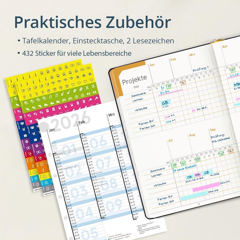 weekview compact note - the clever weekly planner personal organiser