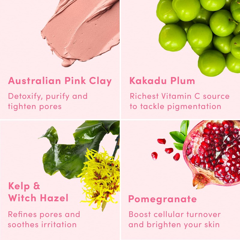 Sand & Sky Australian Pink Clay Detoxifying Face Mask with