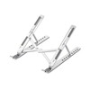 Elecom PCA-LTSCANSV Laptop Stand, Tablet Stand, Foldable, 9 Levels Adjustable,