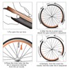 MAKELEN - 2 tubos de bicicleta de 700 x 28