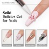 MIZHSE Solid Builder Nail Gel 3D Nail Gel and Rhinestone