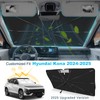 2025 Upgrade Windshield Sun Shade Umbrella Custom Fit for Hyundai