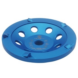 MOSTARTOOLS 4.5 Inch PCD Cup Wheel for Glues Epoxy Paints Coating Removing 5/8'-11 Thread Diamond Grinding Disc