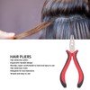 2pcs Hair Extensions Plier Ergonomic Handle Skid Resistance 2 Holes