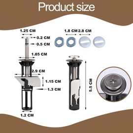 12 PCS Toilet Seat Bolts, Durable Secure Heavy Duty Toilet Seat Fastener Bolt Kit and Screws for Long-Lasting Stability Expansion Screws and Fixings, Easy to install