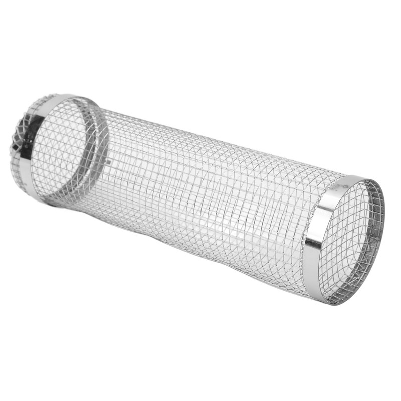 BBQ Net Tube Rolling Grilling Basket Stainless Steel Wire Mesh