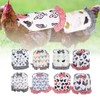 8 Pcs Chicken Saddle for Hens Wing Back Protector Elastic