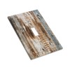 YIJIKJY Light Switch Cover Plate Rustic Blue Brown Wooden Boards