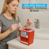 Sharps Containers for Home Use 2 Gallon (3-Pack) - Needle