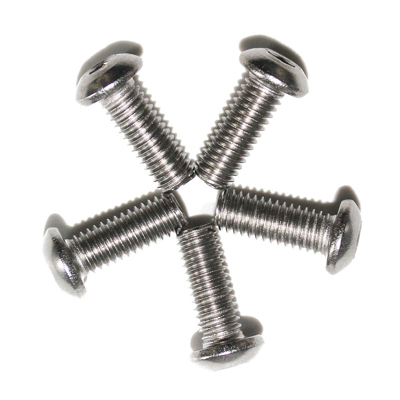 ISO 7380 Oval Screws with I-6 Point A2 Stainless Steel