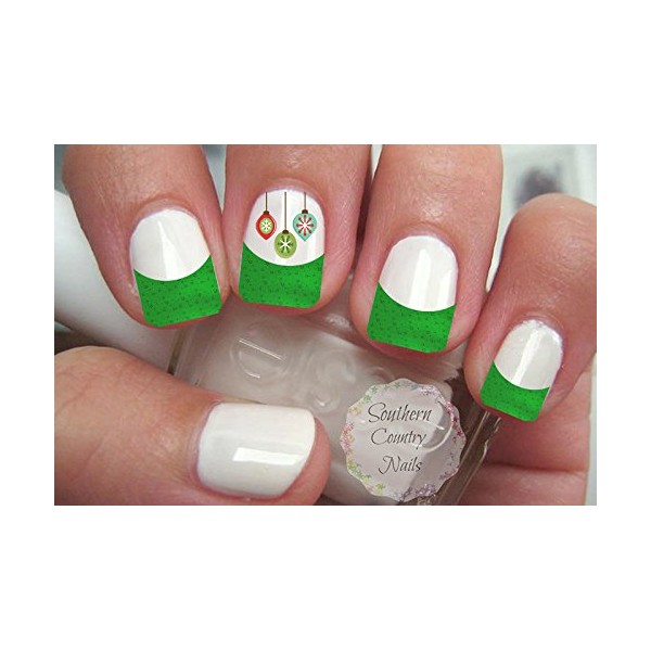 Christmas French Tips and Nail Art Decals Set 9