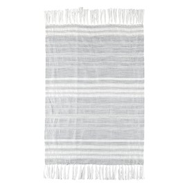 Santa Barbara Design Studio Pure Design Hand Towel, 18" x 28", Grey & White