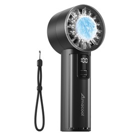 AMACOOL Handheld Fan with Ice Cooler, Mothers Day Gifts for Mom Her Women Girl, Mini Portable Cooling Fan, Small Yet Powerful, Personal Hand Fans for Men Travel Essentials Beach Outdoor Makeup