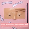 Eyebrow Ruler Sticker Eyebrow Easy Mapping Shaping Sticker Stencil Microblading