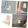 BIUDECO 2pcs Shower Seat Foot Rest for Shaving Legs Hotel