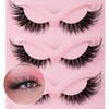 False Eyelashes 5 Pairs Fluffy Fox Eye Lashes Cat Eye