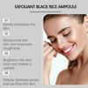 2 Pcs Black and White Rice Exfoliant, Premium Rice Ampoule