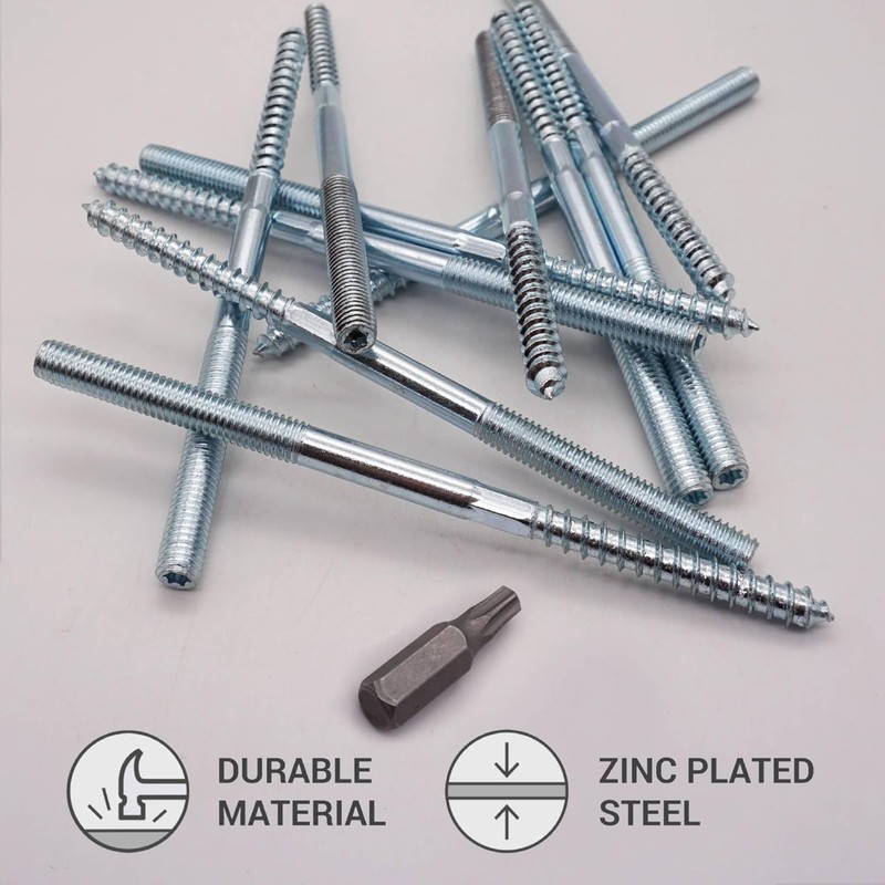 (Pack of 10) Hanger Bolts 5/16" x 5-1/2" (M8 x