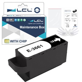 LCL T3661 T366100 Ink Maintenance Box Compatible with XP-8500 XP-8505 XP-8600 XP‑8605 XP-8700 XP-6000 XP-6001 XP-6005 XP-6100 XP-6105 XP-15000 XP-15010 XP-970 Expression Premium Photo Printer (1-Pack)