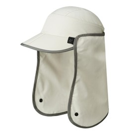 Croogo Fishing Hats for Men Sun Protection Baseball Cap with Removable Neck Flap Breathable Hiking Cap Foldable Outdoor,Beige-SHB2505