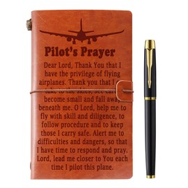 Pillot Gifts Pilot Prayer Journal Notebook Pilot Gifts for Men, Aviation Gifts Airplane Gifts for Men Future Pilot Gift for New Pilot Aviation Gifts for Pilot Graduation Birthday