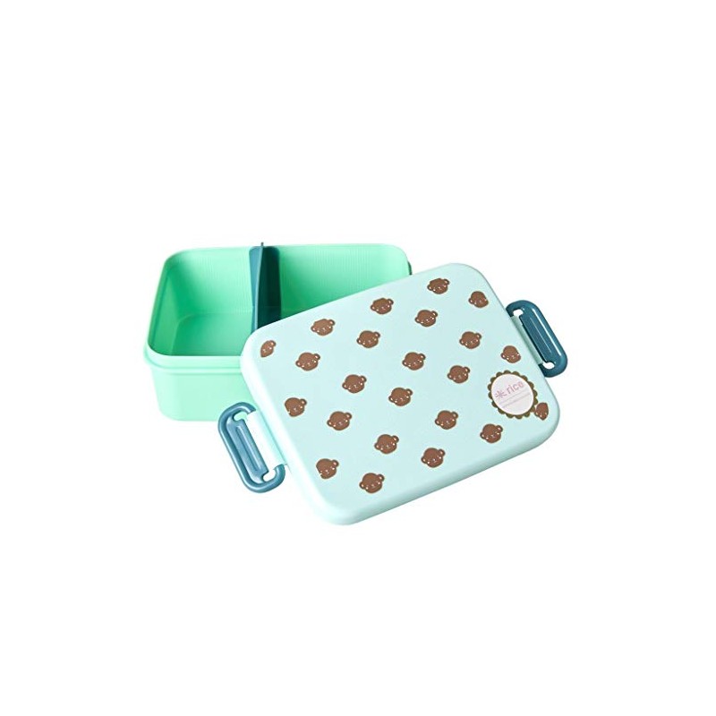 Rice Children's Lunch Box with Divider with Monkey Print