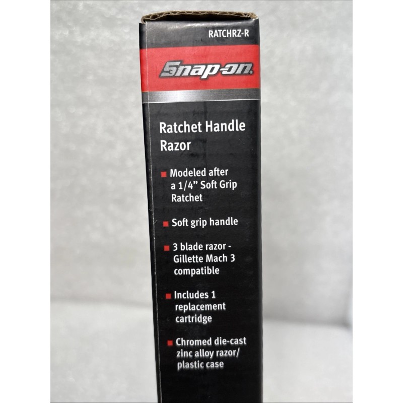 Snap-on SNAP ON Tools Razor Soft Grip RED Ratchet Handle
