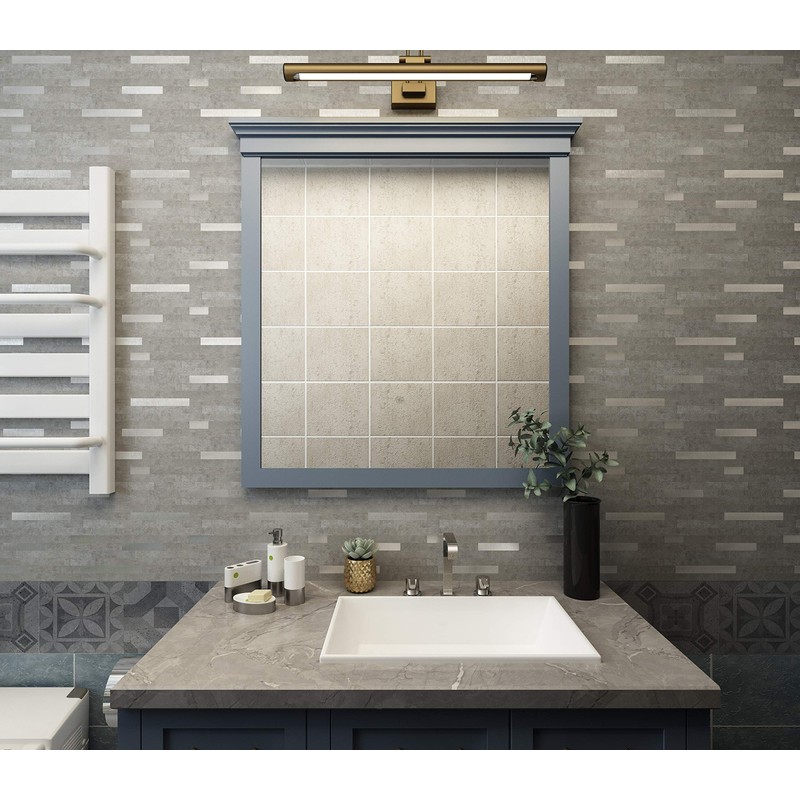Yipscazo 1 - Sheet Peel and Stick Stone Metal Tile