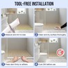 Jobon Shower Threshold Water Dam Guard- (67 Inch) Collapsible Silicone